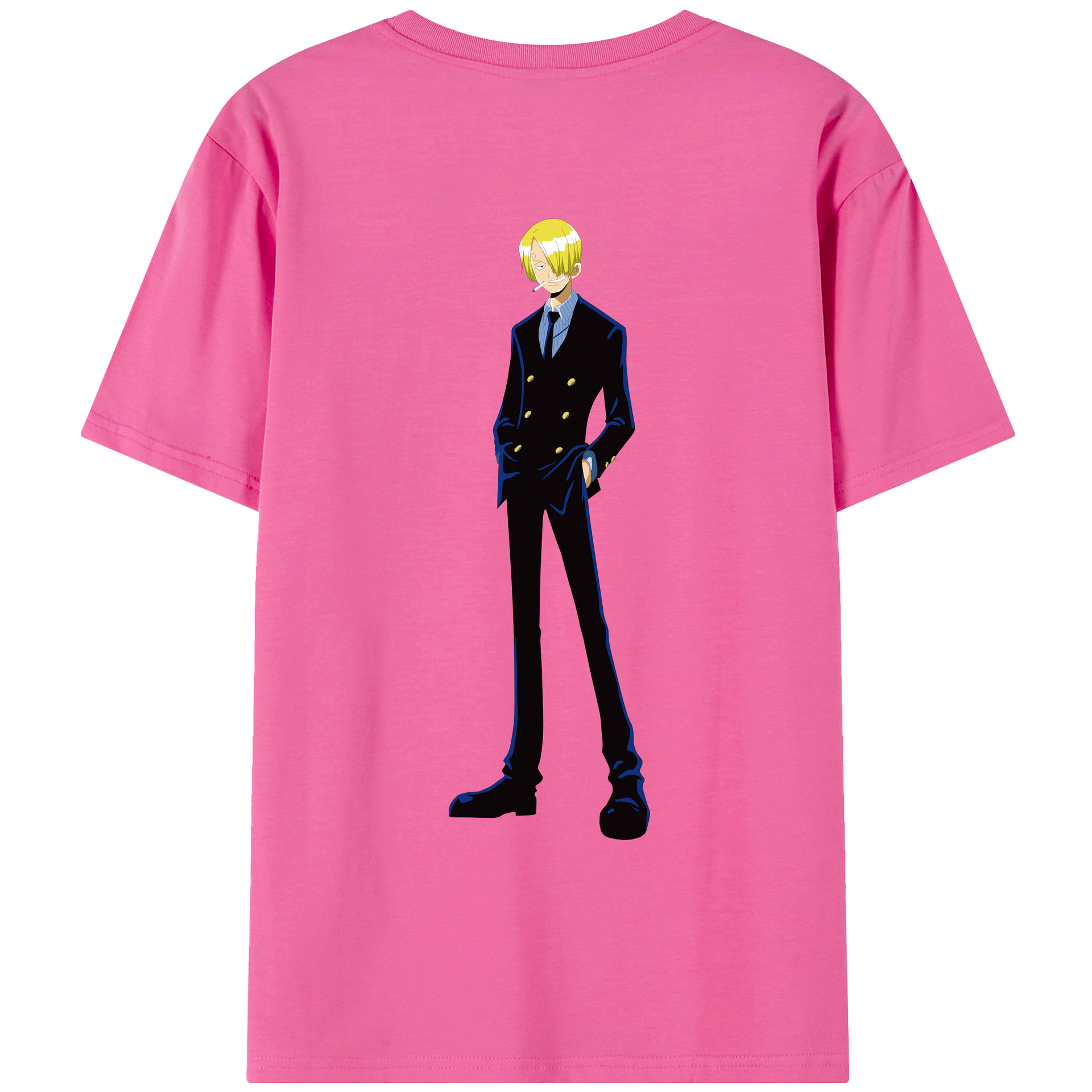 （画像用） ワンピース サンジ ONE PIECE Sanji レディース半袖Tシャツ(バックプリント)